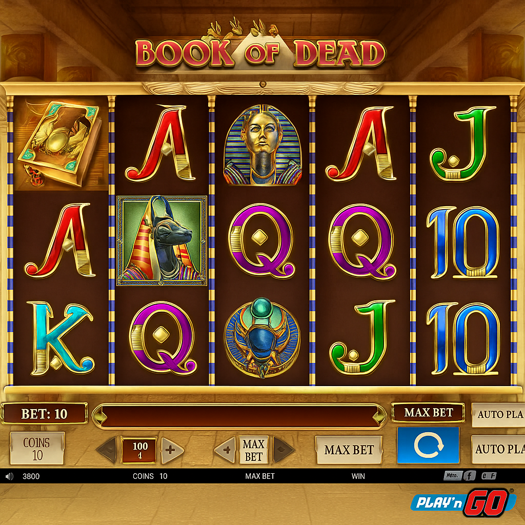 Buran Casino - Book of Dead Slot Game - Egyptian Adventure