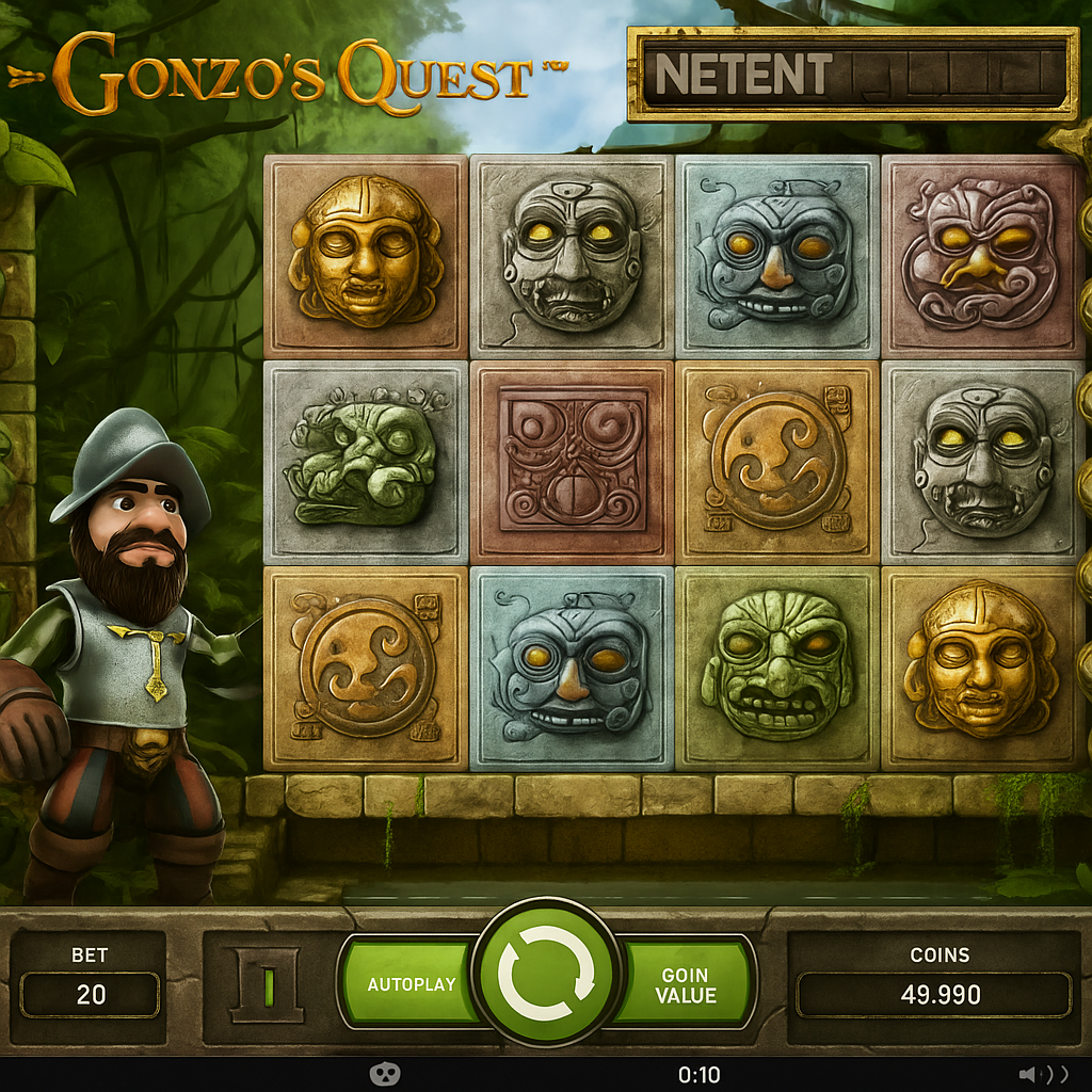 Buran - Gonzo's Quest Slot Game - NetEnt Casino Slots