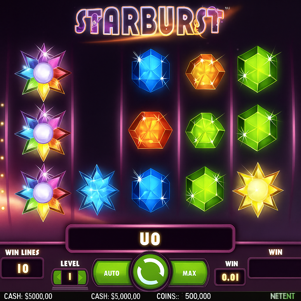 Buran Casino - Starburst Slot Game - Free Spins and Wilds